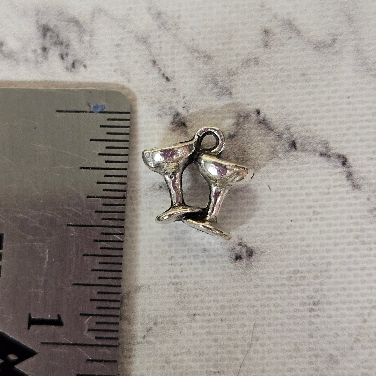 Champagne glasses Charm - lot of 5