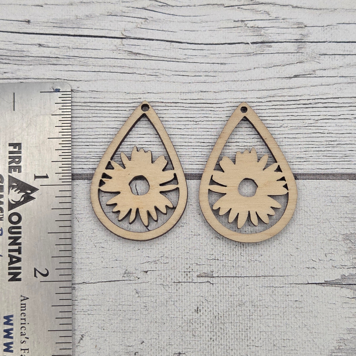 Blossoms - Laser cut earring pair