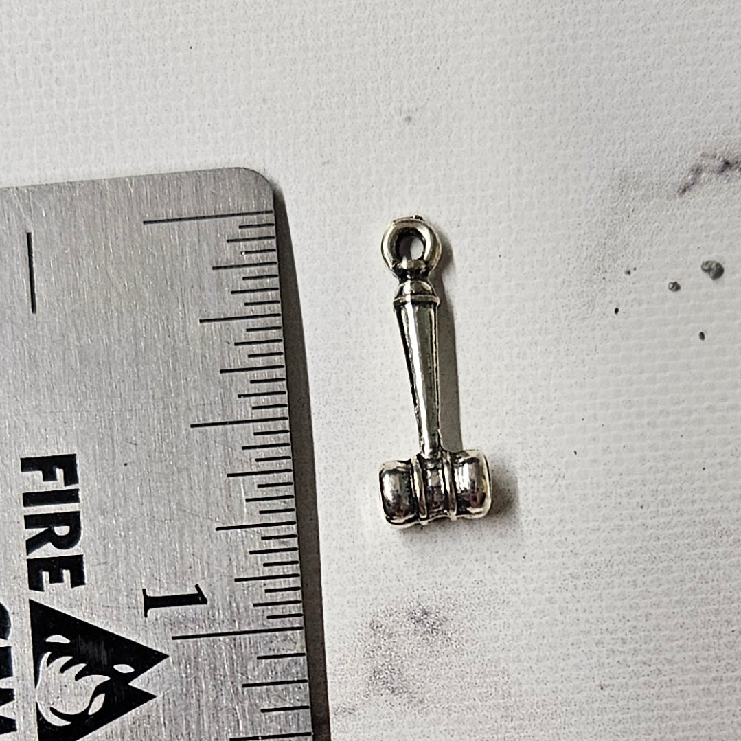 Gavel / hammer charm - lot of 10