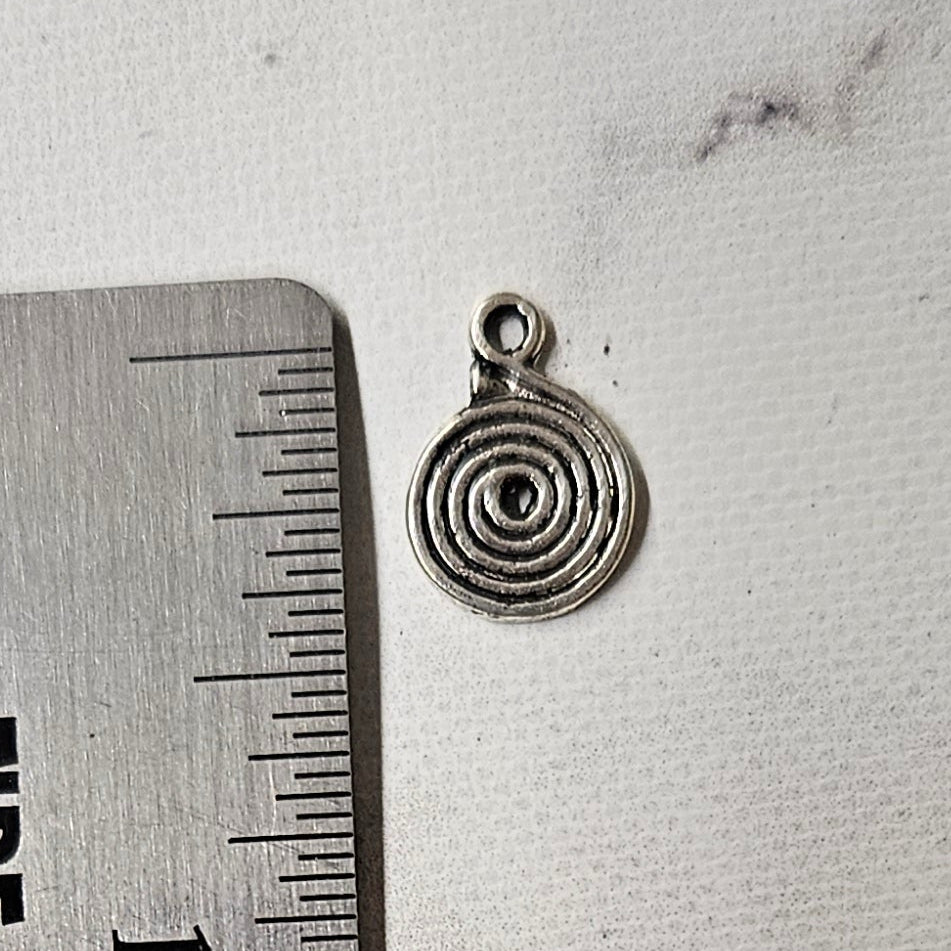 Swirl Charm - lot of 5