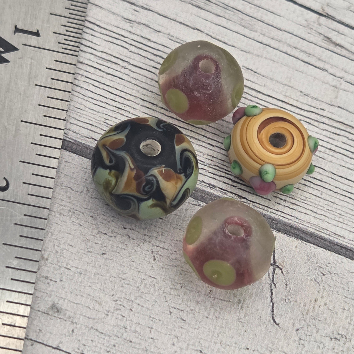 Lampwork glass beads - mixed batch