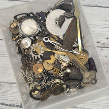 Large batch of watch pieces, brass and other steampunk findings and supplies