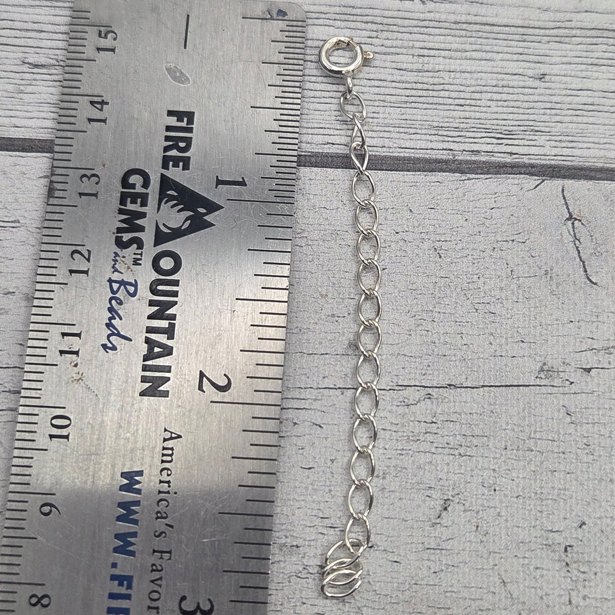 Sterling Silver extender chain - 3"