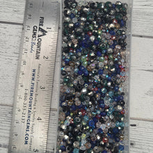Large mix of 4mm and 3mm crystal and sparkly beads