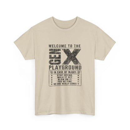 T-Shirt — 'Welcome to the Gen X Playground' Graphic Tee