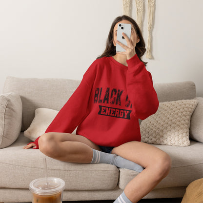 Black Cat Energy Crewneck Sweatshirt