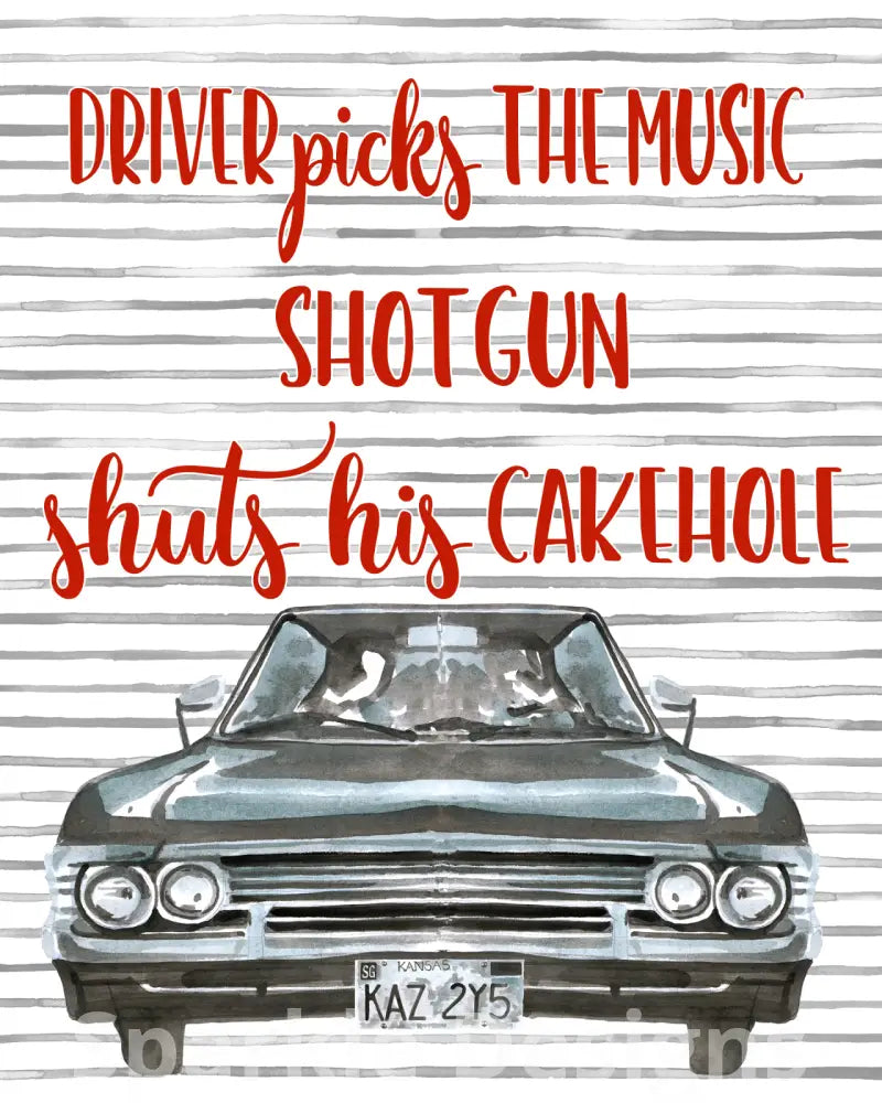 Driver picks the music