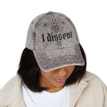 Embroidered 'I Dissent' Vintage Cap