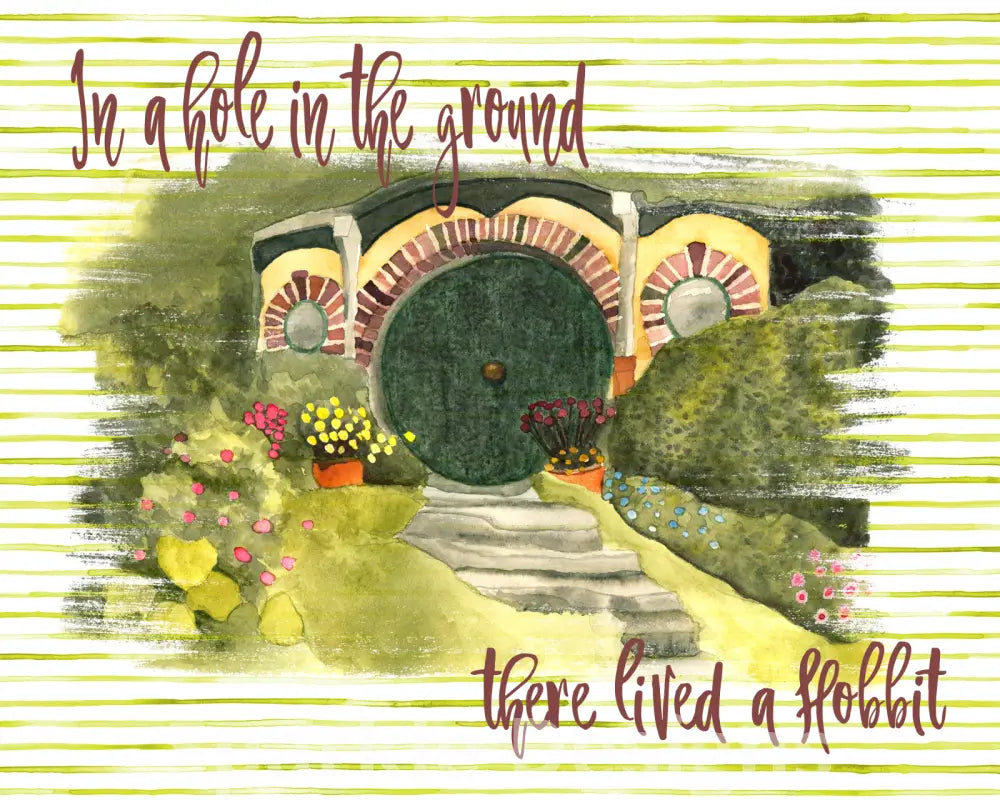 In a hole
