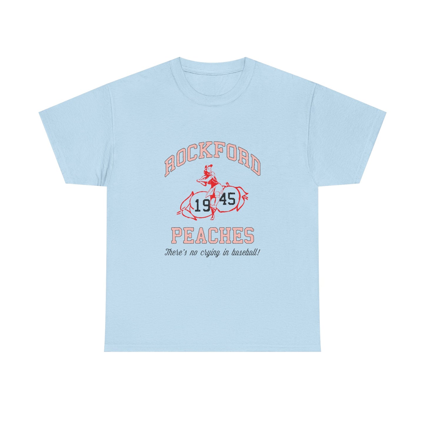 T-Shirt — Peaches 1945 Vintage Softball Retro Graphic Tee