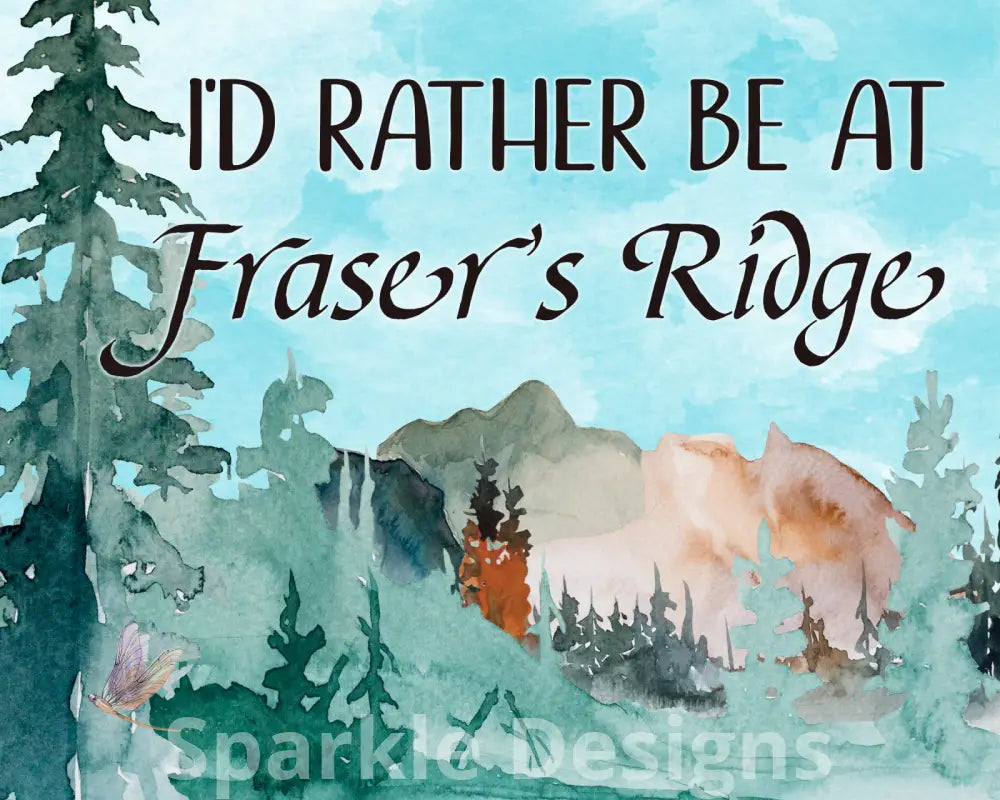 I'd rather be