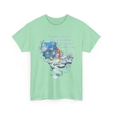 Mermaid Quote T-Shirt — 'I Must Be a Mermaid' Watercolor Tee  - Light colors