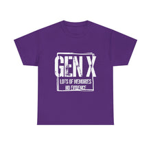 Gen X Tee — "Gen X: Lots of Memories, No Evidence" Vintage Retro Shirt