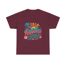 Happiness Comes in Waves T-Shirt — Beachy Summer Graphic Tee