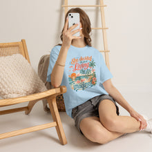 Inspirational Beach T-Shirt — "She Decided to Start Living the Life She Had Imagined"