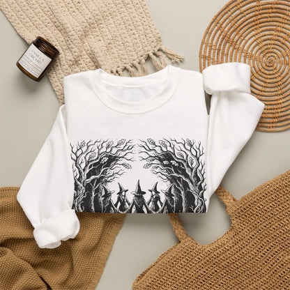 Witch Circle Crewneck Sweatshirt — "God Forbid Women Have Hobbies" Graphic