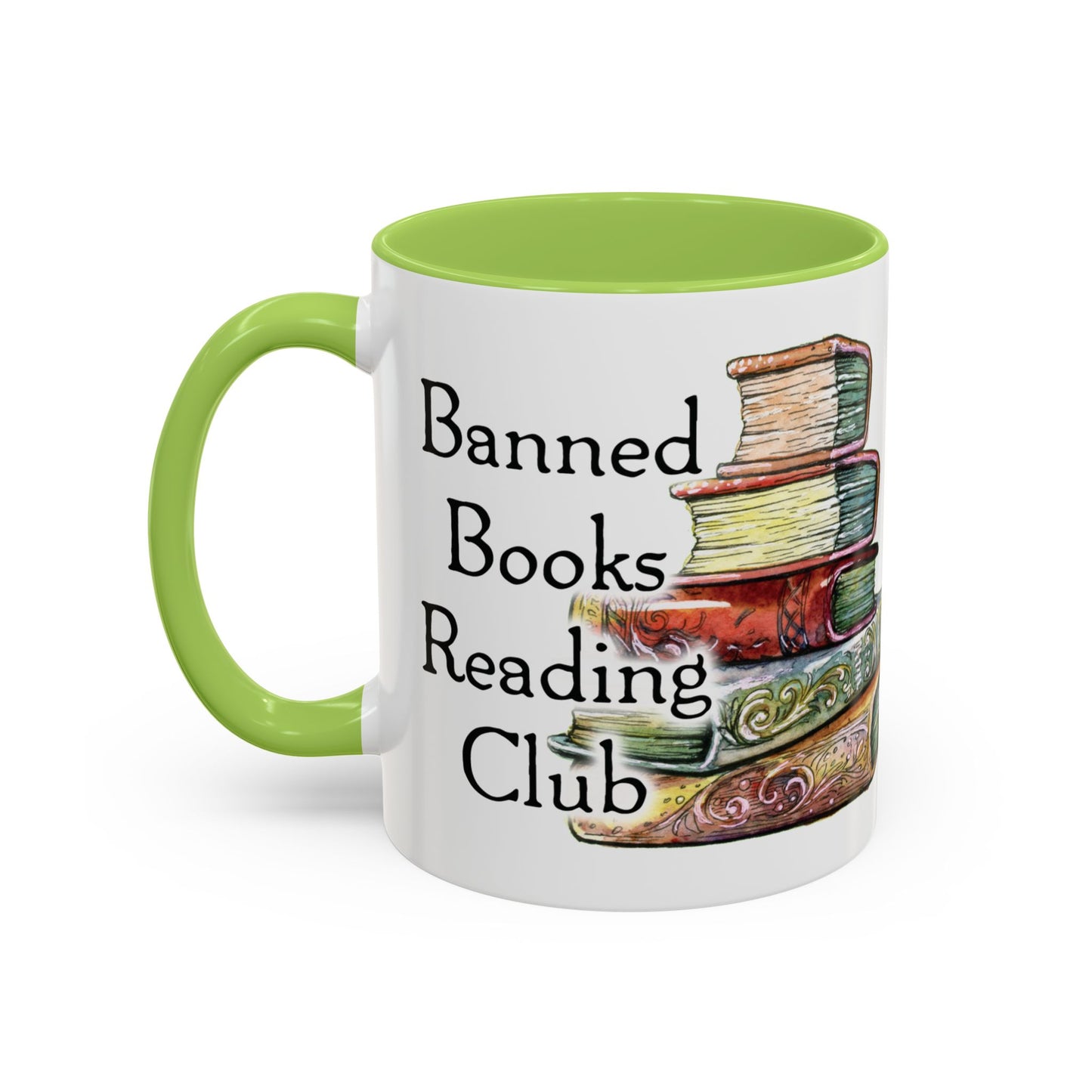 Banned Books Reading Club - Accent Coffee Mug (11, 15oz)