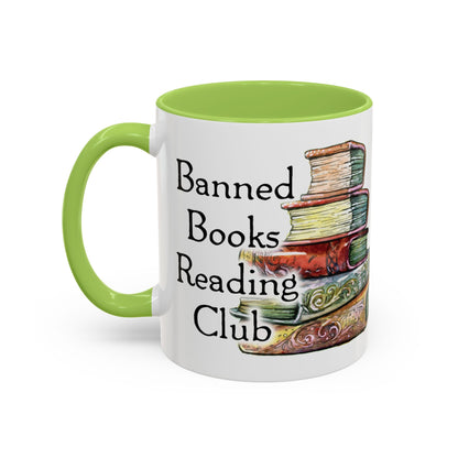 Banned Books Reading Club - Accent Coffee Mug (11, 15oz)