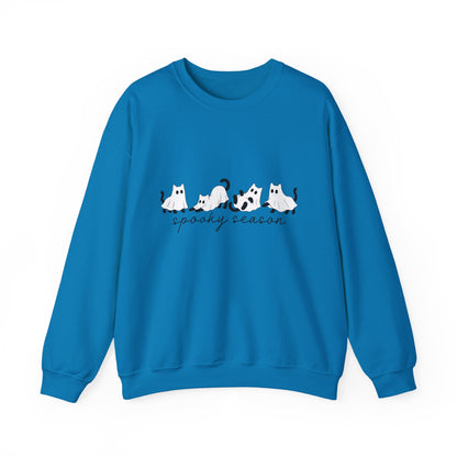 Spooky Season Cats Crewneck Sweatshirt