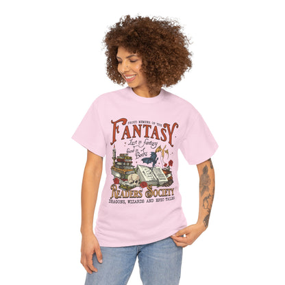 Fantasy Reader Society T-Shirt Booklover Tee