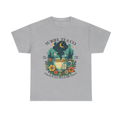 Suriel Tea Co. Vintage Tea Cup T-Shirt  Graphic Tee
