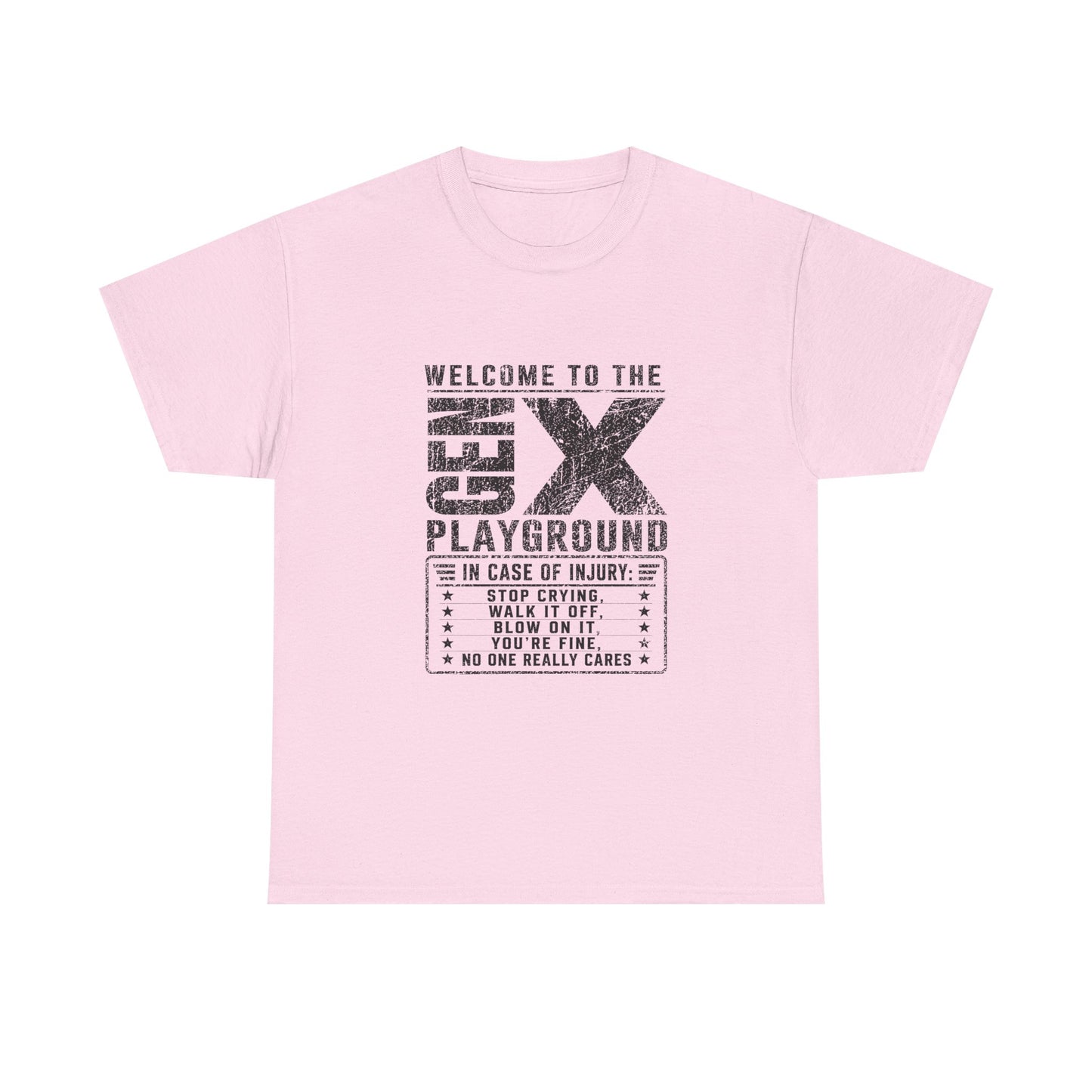 T-Shirt — 'Welcome to the Gen X Playground' Graphic Tee