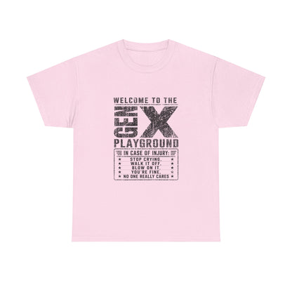 T-Shirt — 'Welcome to the Gen X Playground' Graphic Tee