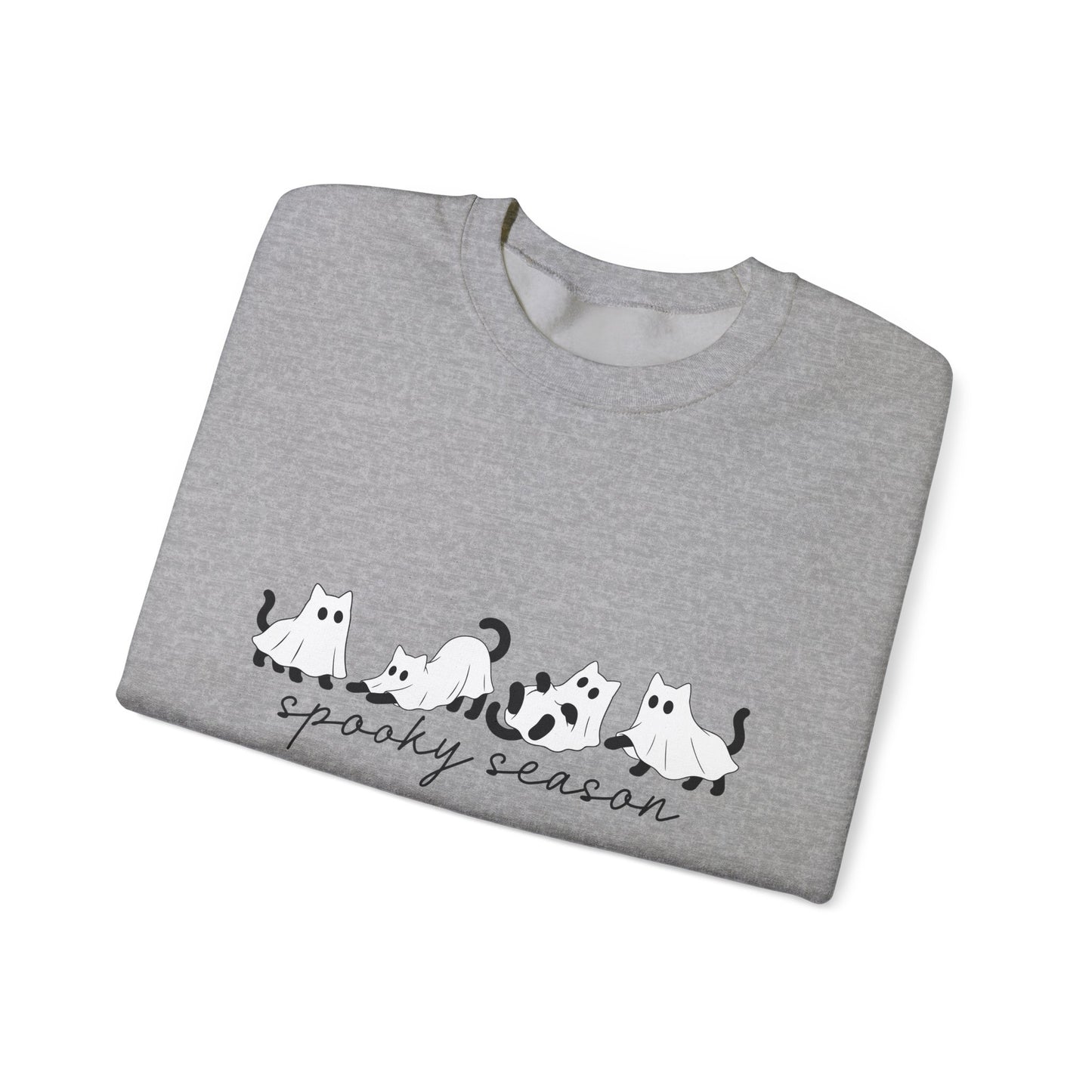 Spooky Season Cats Crewneck Sweatshirt