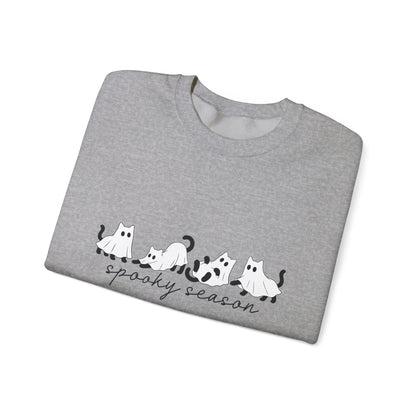 Spooky Season Cats Crewneck Sweatshirt