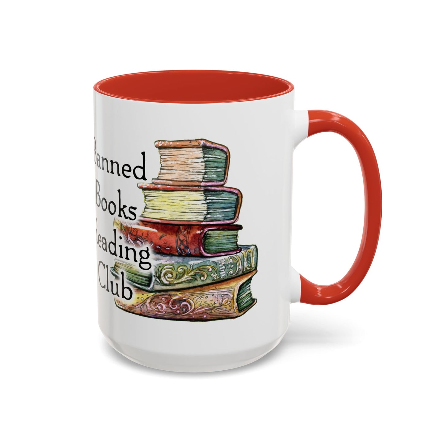 Banned Books Reading Club - Accent Coffee Mug (11, 15oz)