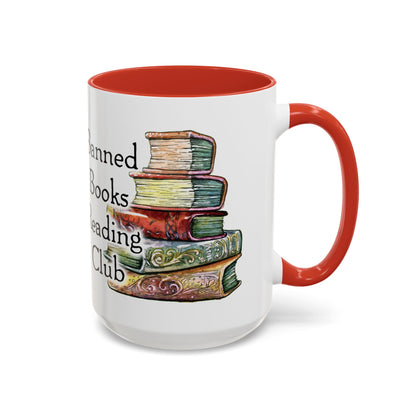 Banned Books Reading Club - Accent Coffee Mug (11, 15oz)