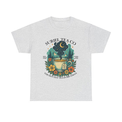 Suriel Tea Co. Vintage Tea Cup T-Shirt  Graphic Tee