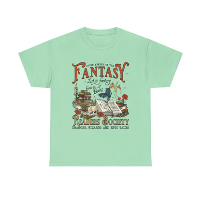 Fantasy Reader Society T-Shirt Booklover Tee