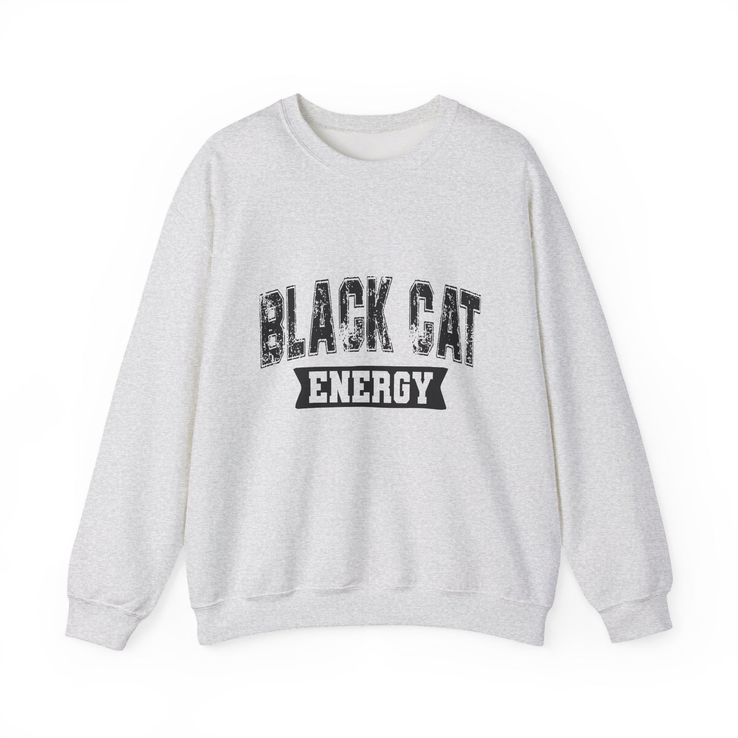 Black Cat Energy Crewneck Sweatshirt