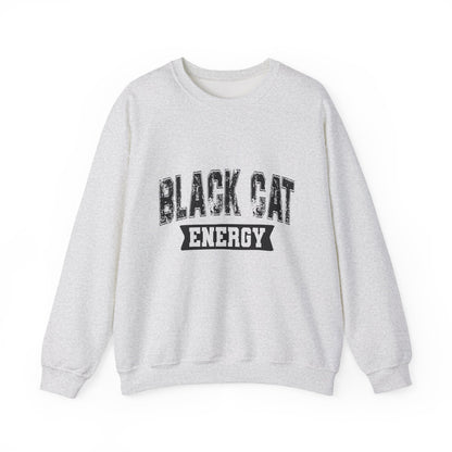 Black Cat Energy Crewneck Sweatshirt