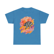 T-Shirt — "Perfection Is Overrated" Raccoon Graphic Tee