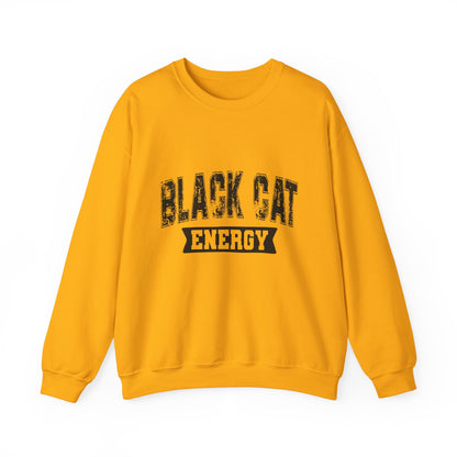 Black Cat Energy Crewneck Sweatshirt