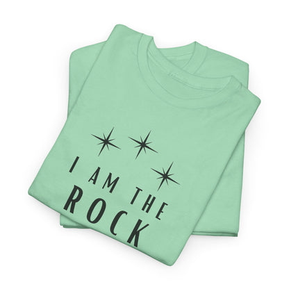 T-Shirt — "I Am The Rock Against Which The Surf Crashes" Inspirational Graphic Tee