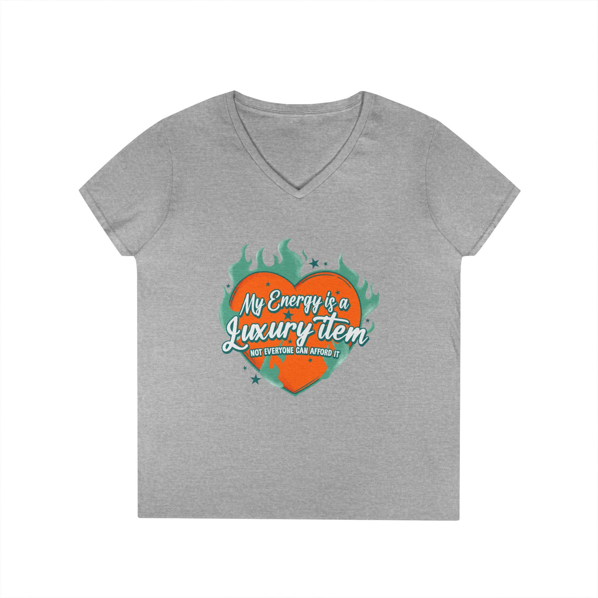 My energy is a luxury item - Ladies' V-Neck T-Shirt