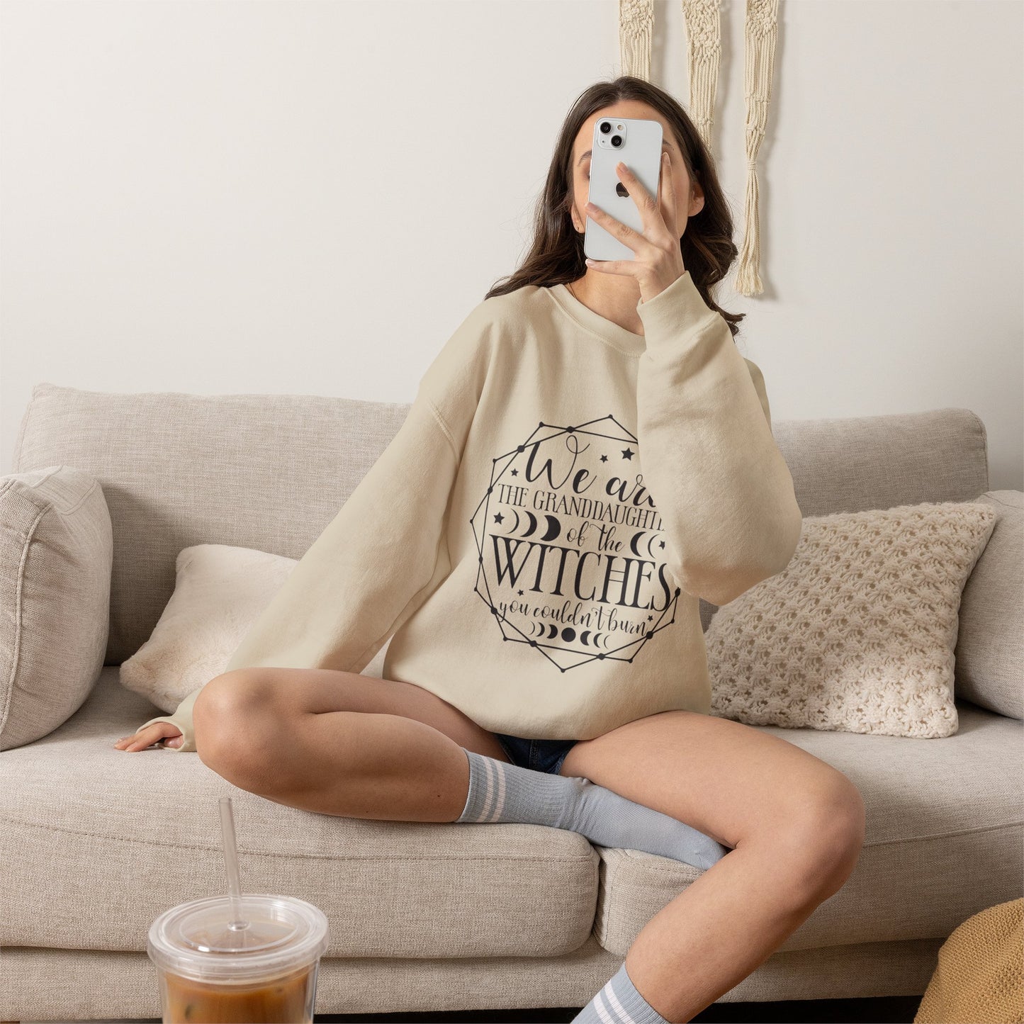 “We are the Granddaughters of the Witches” Crewneck Sweatshirt
