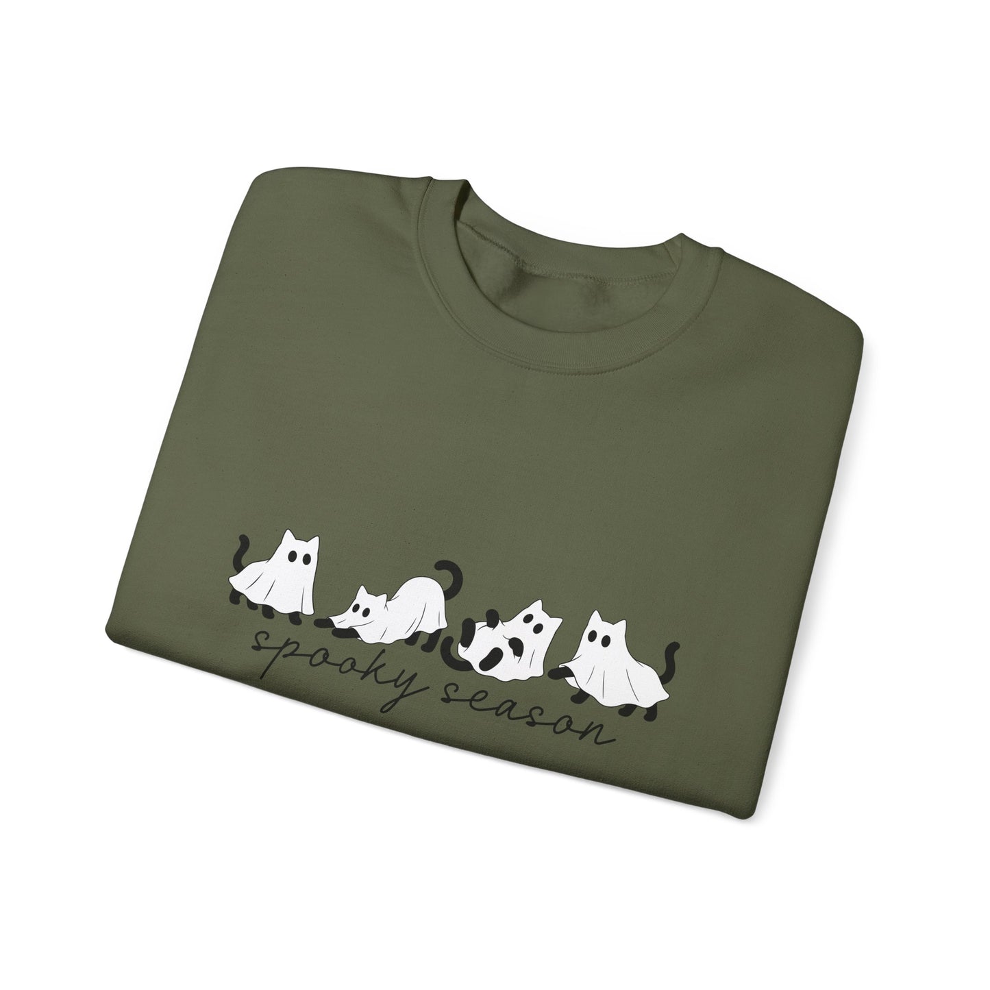 Spooky Season Cats Crewneck Sweatshirt
