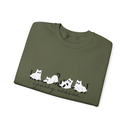 Spooky Season Cats Crewneck Sweatshirt