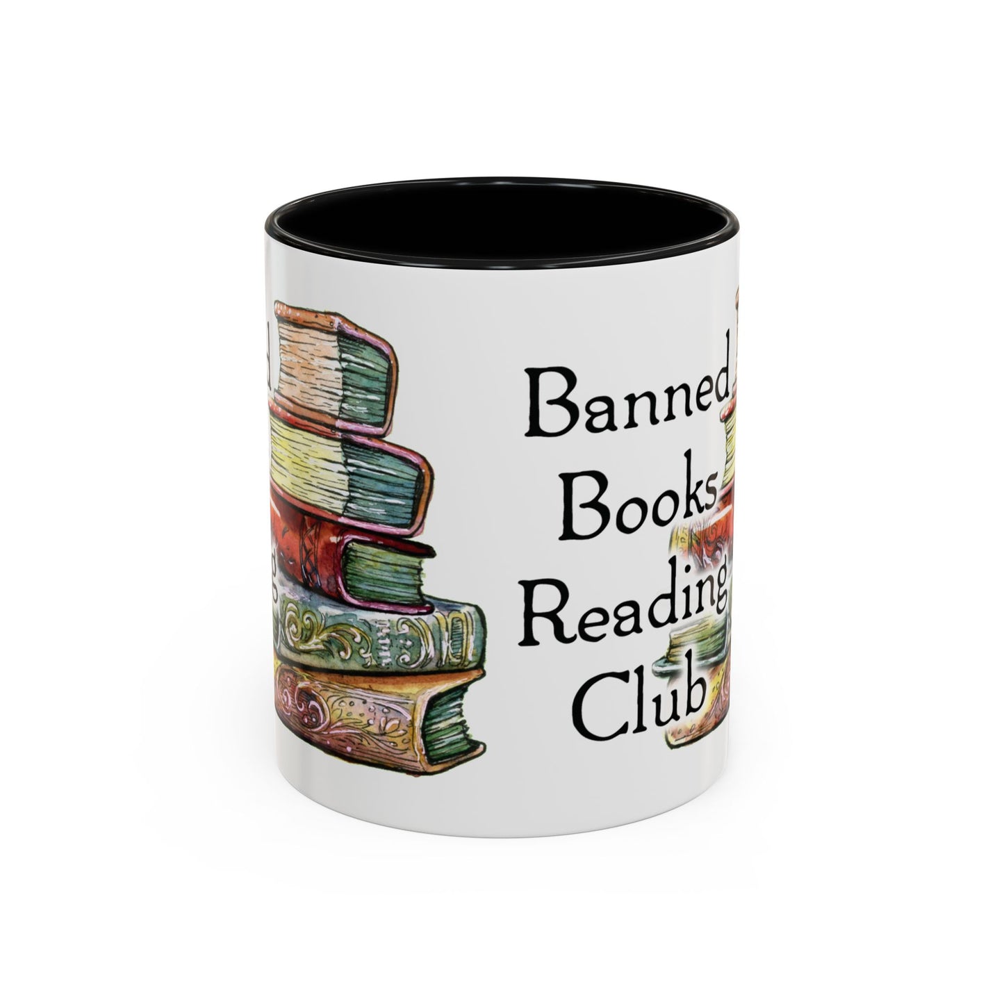 Banned Books Reading Club - Accent Coffee Mug (11, 15oz)