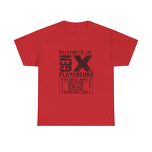 T-Shirt — 'Welcome to the Gen X Playground' Graphic Tee