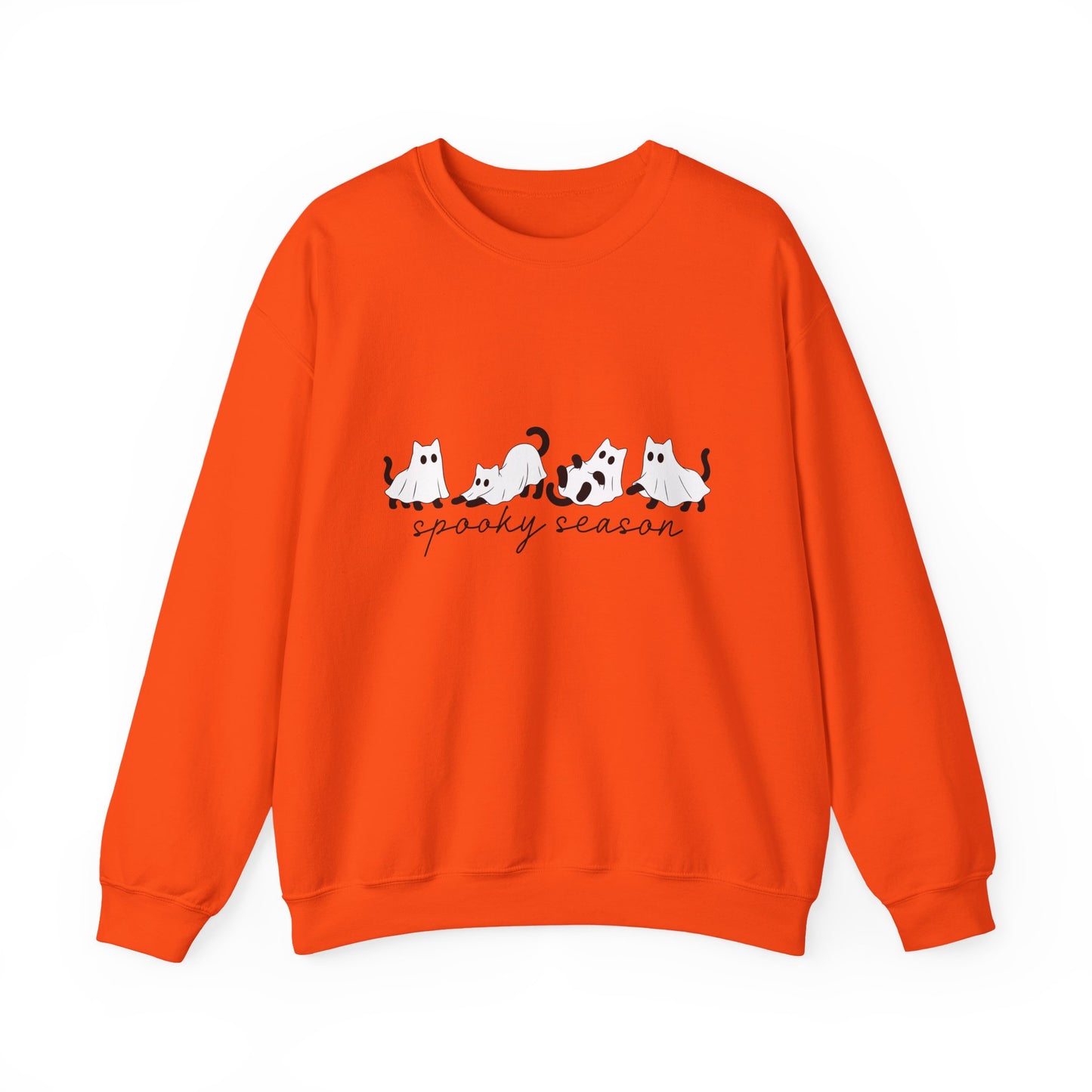 Spooky Season Cats Crewneck Sweatshirt
