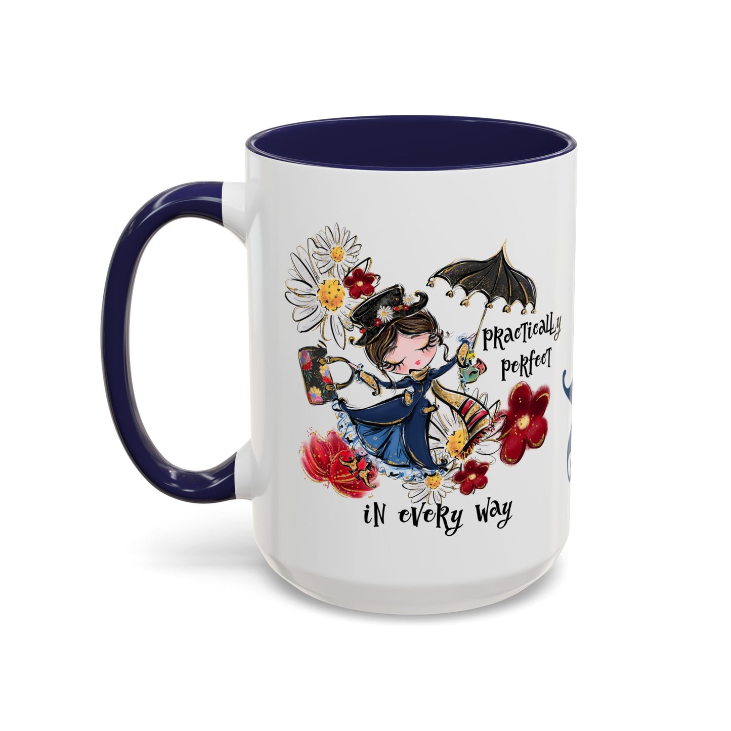 Accent Coffee Mug — 'Practically Perfect in Every Way'
