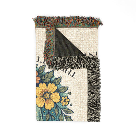Mystic Tea Co. Woven Throw Blanket