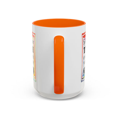 Customizable Accent Coffee Mug — "Speak Your Truth Even When Your Voice Shakes" Inspirational Ceramic Mug
