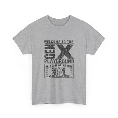 T-Shirt — 'Welcome to the Gen X Playground' Graphic Tee