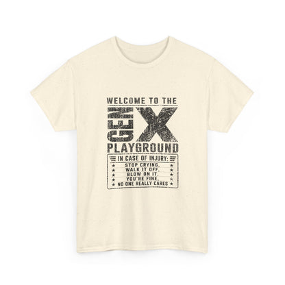 T-Shirt — 'Welcome to the Gen X Playground' Graphic Tee